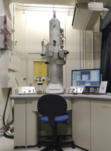 有機材料ハイコントラスト電子顕微鏡（Bio-TEM JEM-1400）